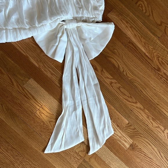 Anthropologie Hutch Gwen Strapless Bow Mini Dress Size 4 NWT - Picture 10 of 17